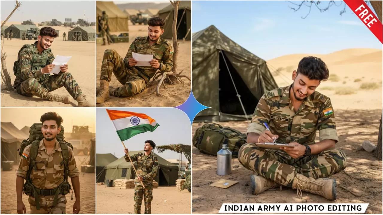 Google Gemini Indian Army Ai Photo Editing Prompts Real Face