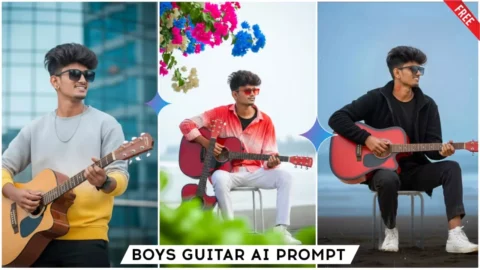 Google Gemini Boys Guitar Ai Photo Editing Prompts (2)