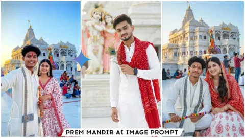 Google Gemini Prem Mandir Ai Photo Editing Prompt For Boys