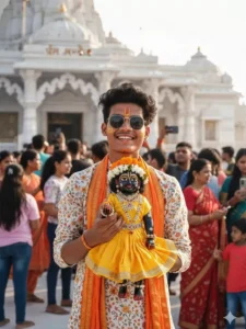 Google Gemini Prem Mandir Ai Photo Editing Prompt Kanha