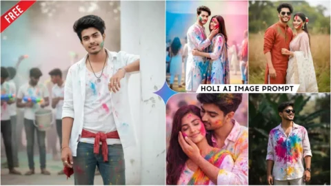 Google Gemini Holi Ai Photo Editing Prompts Realistic Face