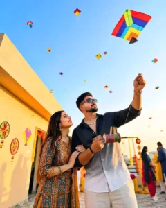 Makar Sankranti Ai Photo Editing Prompts For Couples