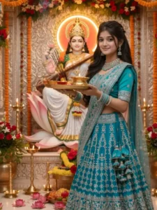 Trending Sarswati Puja Ai Photo Editing Prompt