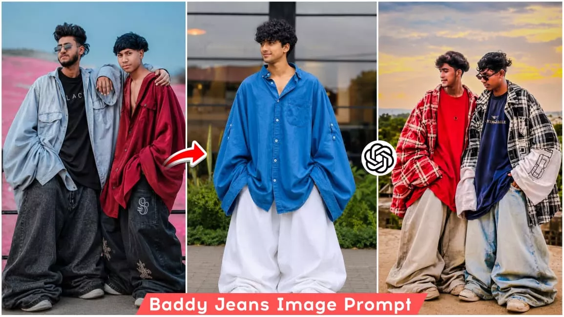 Baggy Jeans Ai photo Editing Prompts Chatgpt