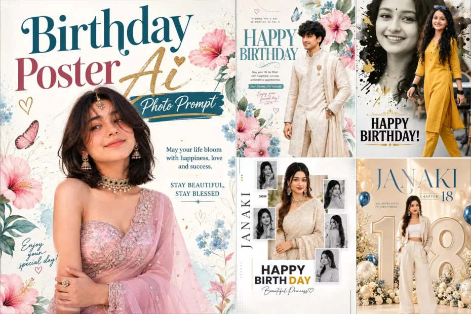 Birthday Poster Ai Photo Editing Prompt