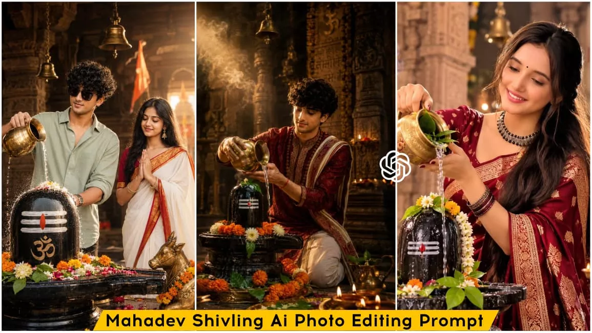 Mahadev Shivling Sawan Ai Photo Editing Prompt Chatgpt