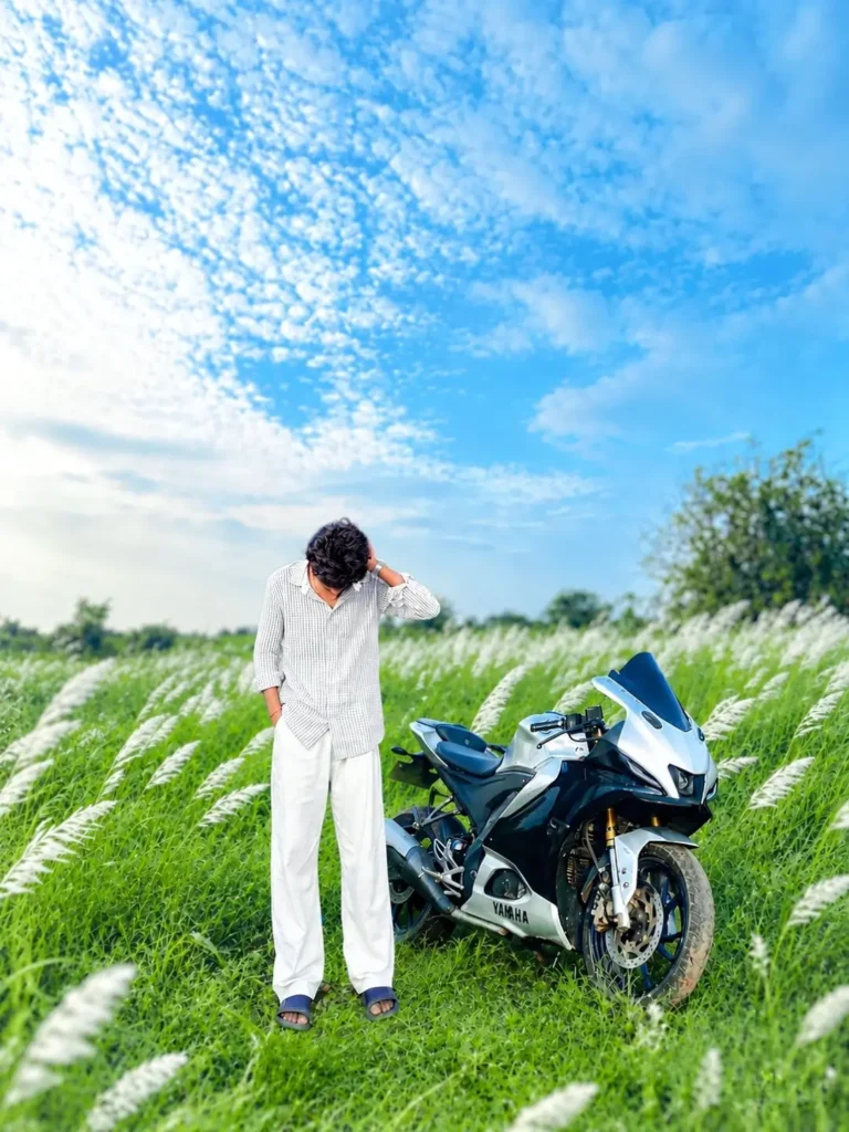 Kash Flower Ai Photo Editing Prompt Bike