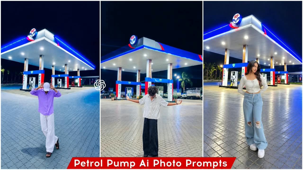 Petrol Pump Ai Photo Prompt